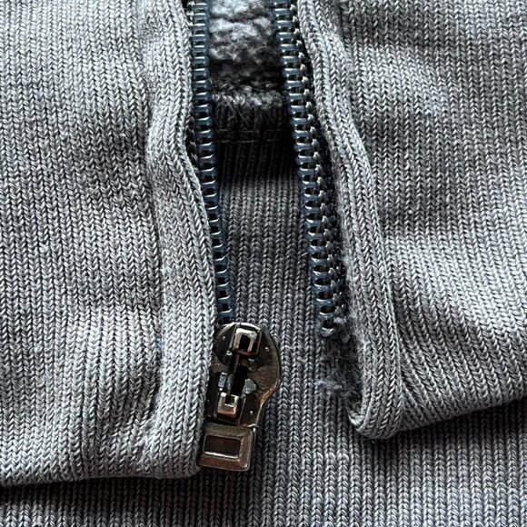 Zoo York Hoodie Mens XL Grey Full Zip Up Skater Grunge Hoodie - Picture 8 of 8